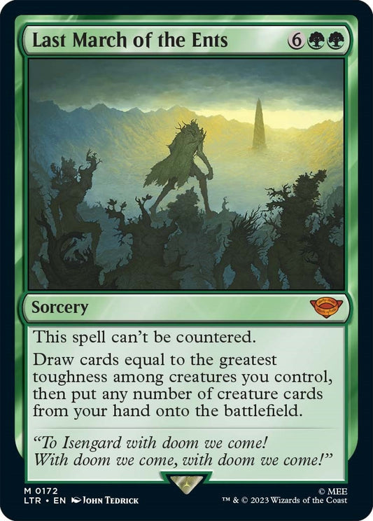 Image for Last March of the Ents (172) (Universes Beyond: The Lord of the Rings: Tales of Middle-earth) - Magic: The Gathering
