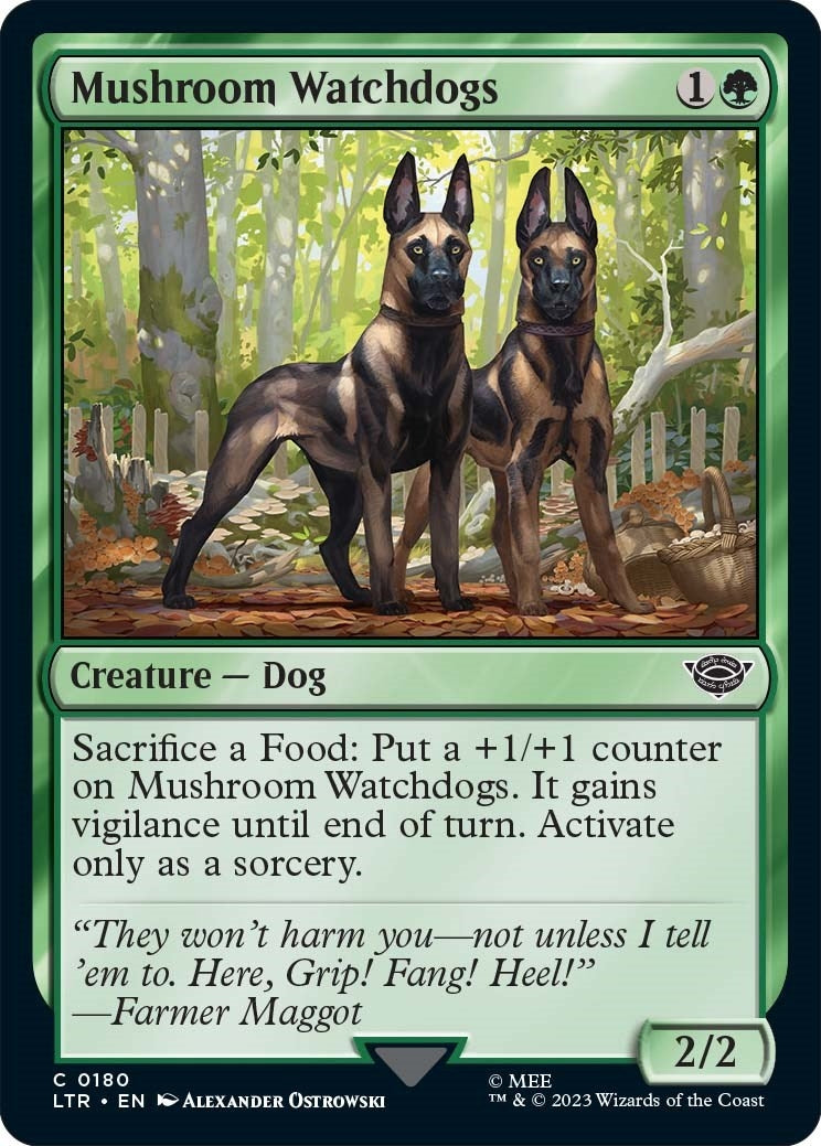 Image for Mushroom Watchdogs (180) (Universes Beyond: The Lord of the Rings: Tales of Middle-earth) - Magic: The Gathering