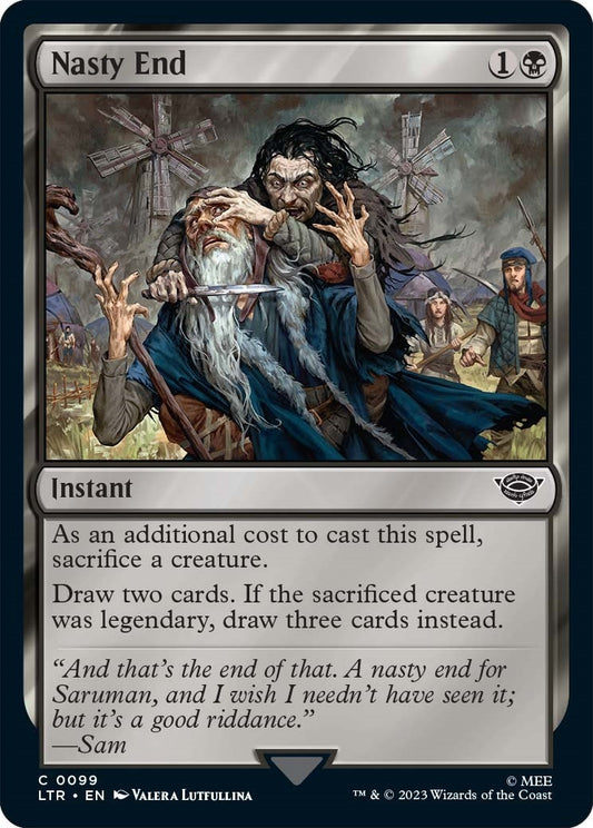 Image for Nasty End (99) (Universes Beyond: The Lord of the Rings: Tales of Middle-earth) - Magic: The Gathering