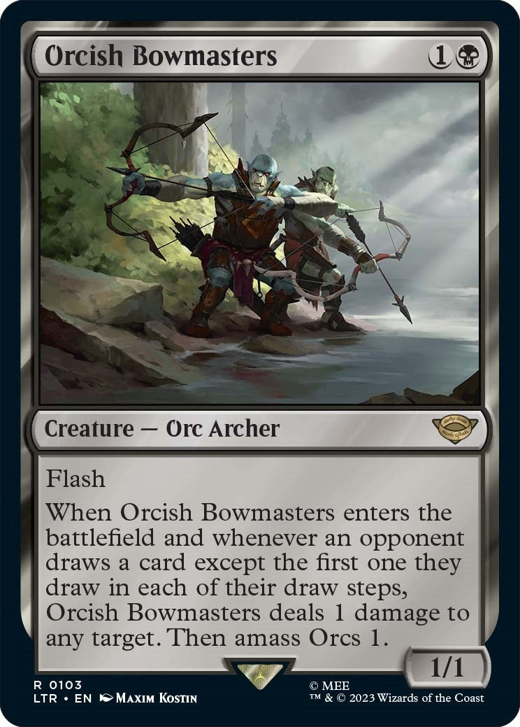 Image for Orcish Bowmasters (103) (Universes Beyond: The Lord of the Rings: Tales of Middle-earth) - Magic: The Gathering