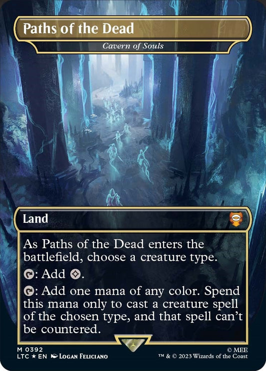 Image for Paths of the Dead - Cavern of Souls (Surge Foil) (392) (Commander: The Lord of the Rings: Tales of Middle-earth) - Magic: The Gathering