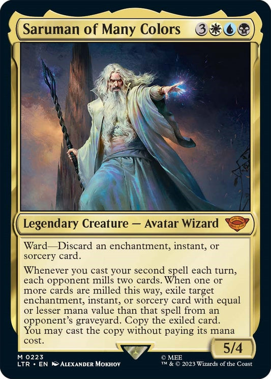 Image for Saruman of Many Colors (223) (Universes Beyond: The Lord of the Rings: Tales of Middle-earth) - Magic: The Gathering