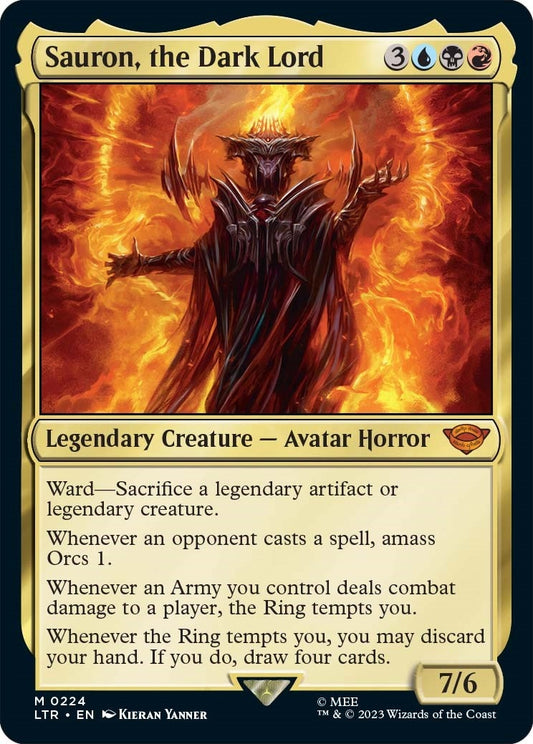 Image for Sauron, the Dark Lord (224) (Universes Beyond: The Lord of the Rings: Tales of Middle-earth) - Magic: The Gathering