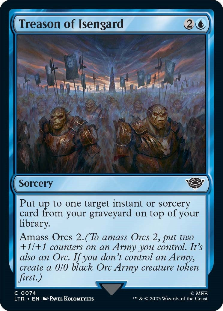 Image for Treason of Isengard (74) (Universes Beyond: The Lord of the Rings: Tales of Middle-earth) - Magic: The Gathering