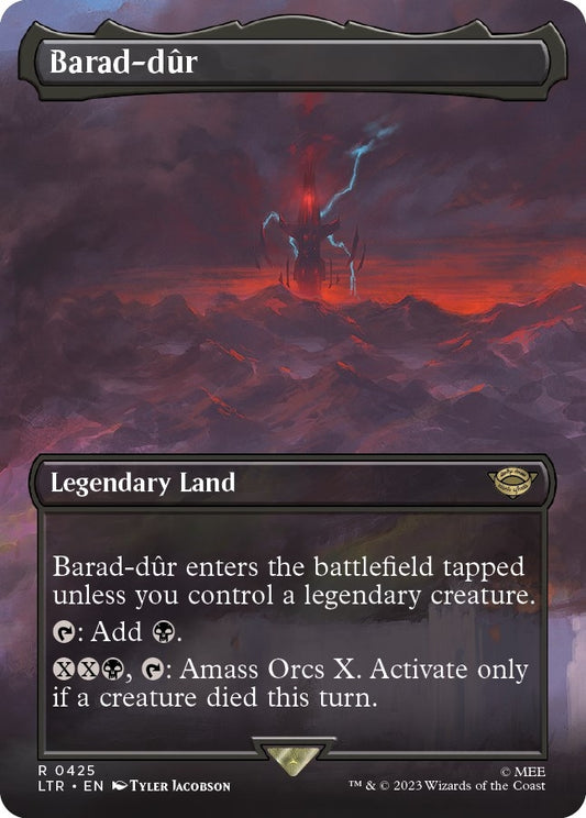Image for Barad-dur (0425) (Borderless) (425) (Universes Beyond: The Lord of the Rings: Tales of Middle-earth) - Magic: The Gathering