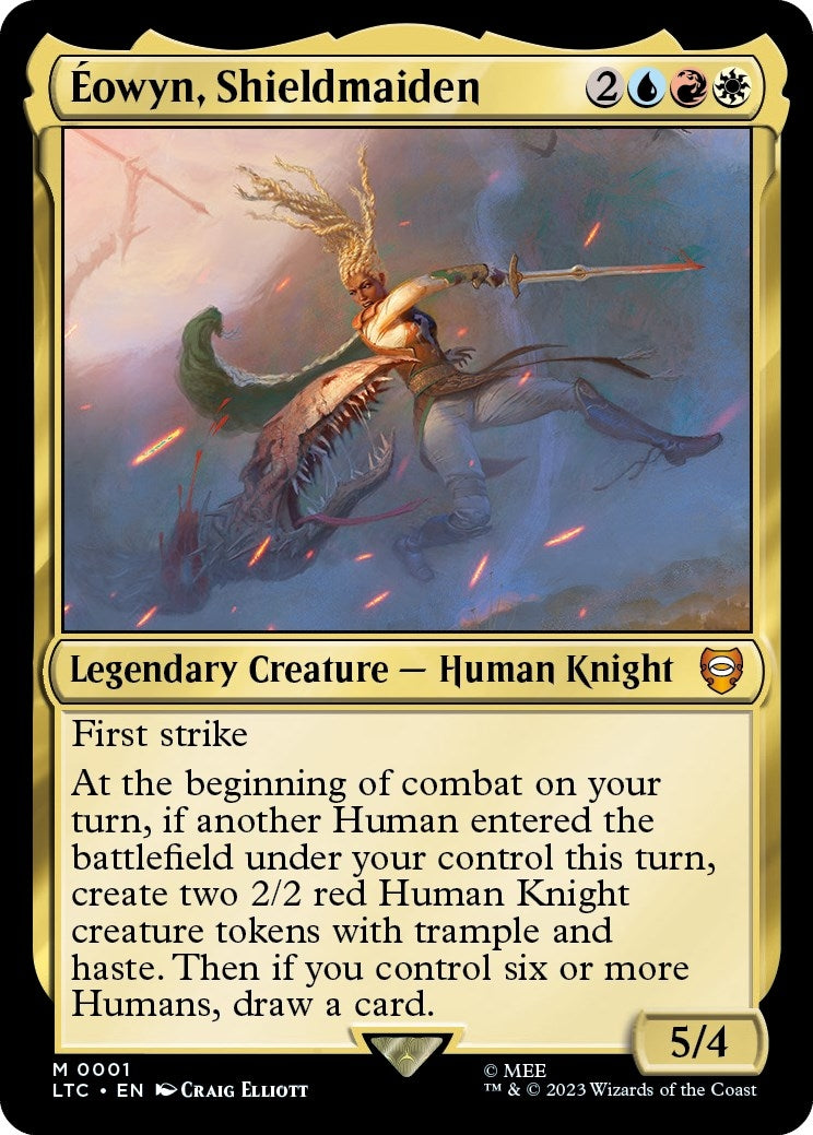 Image for Eowyn, Shieldmaiden (1) (Commander: The Lord of the Rings: Tales of Middle-earth) - Magic: The Gathering