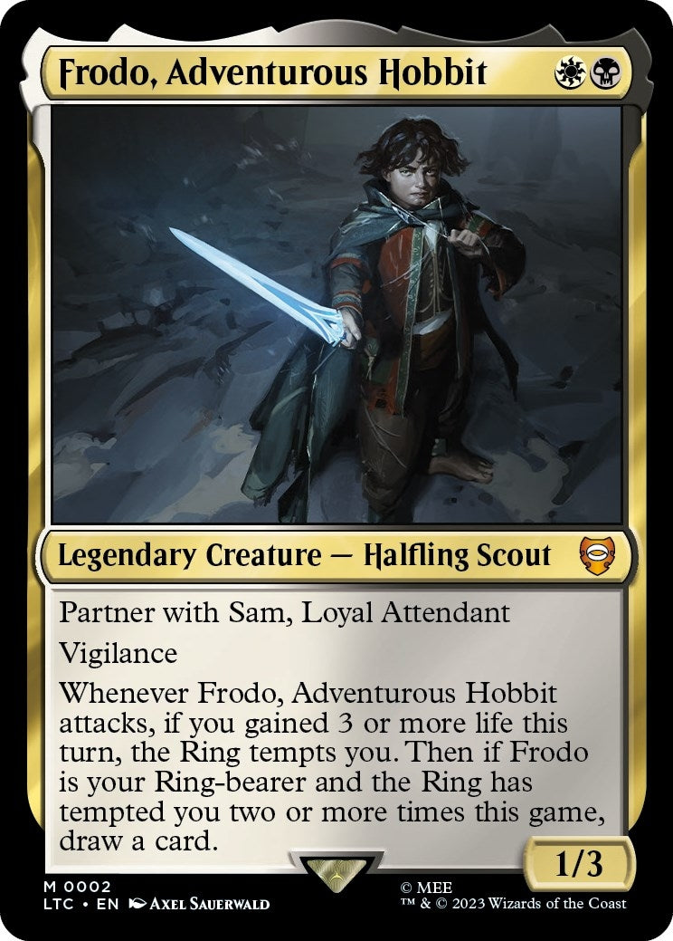 Image for Frodo, Adventurous Hobbit (2) (Commander: The Lord of the Rings: Tales of Middle-earth) - Magic: The Gathering