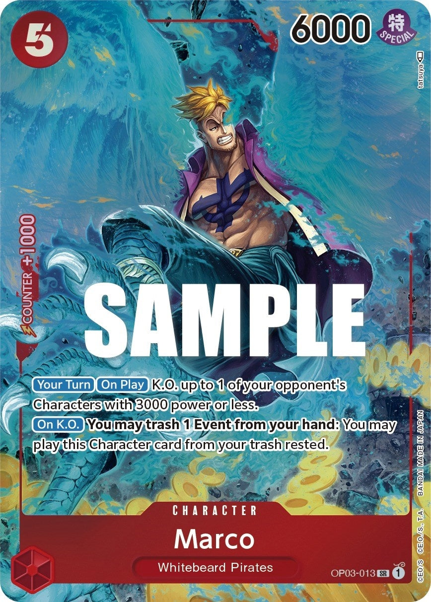 Image for Marco (Alternate Art) (OP03-013) (Pillars of Strength) - One Piece Card Game
