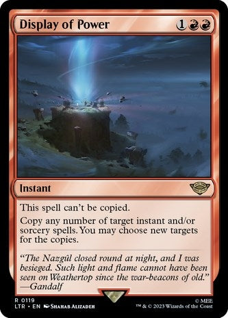 Image for Display of Power (119) (Universes Beyond: The Lord of the Rings: Tales of Middle-earth) - Magic: The Gathering