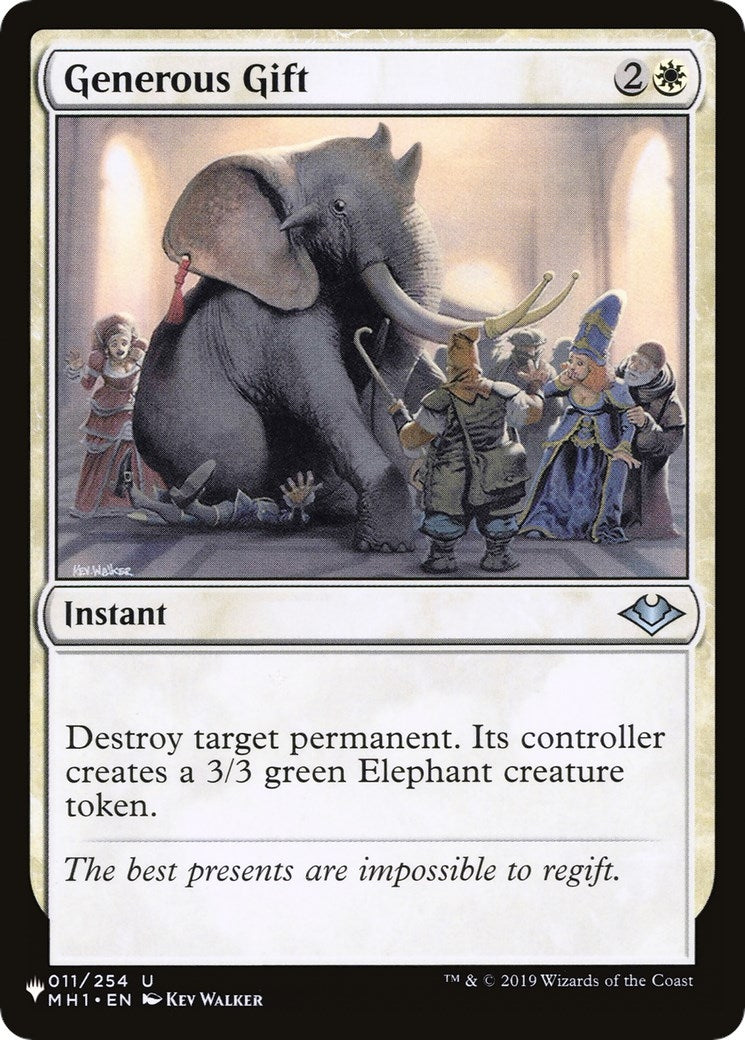 Image for Generous Gift (011/254) (The List Reprints) - Magic: The Gathering