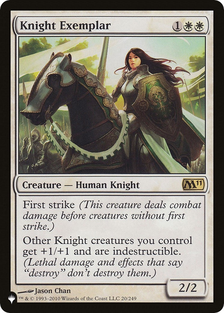 Image for Knight Exemplar (M11) (20/249) (The List Reprints) - Magic: The Gathering