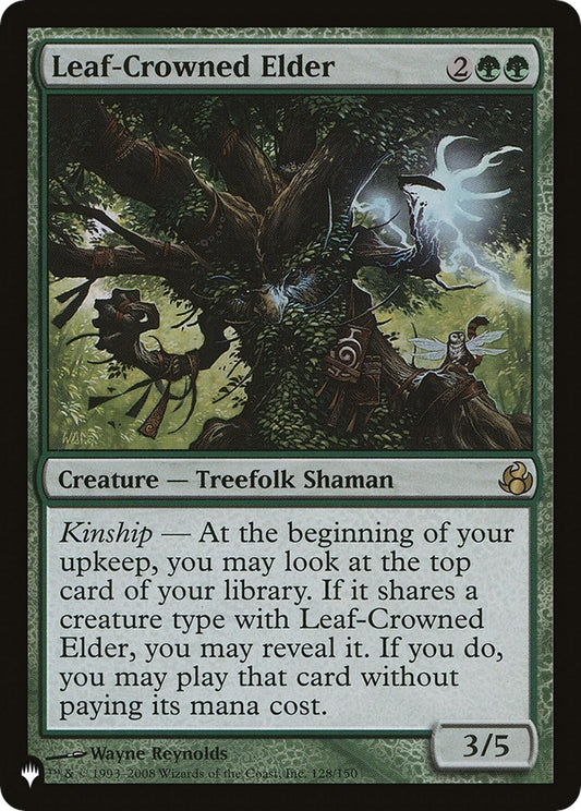 Image for Leaf-Crowned Elder (128/150) (The List Reprints) - Magic: The Gathering