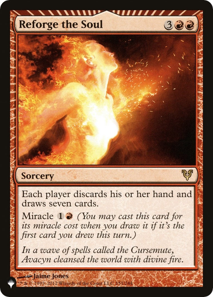 Image for Reforge the Soul (151/244) (The List Reprints) - Magic: The Gathering
