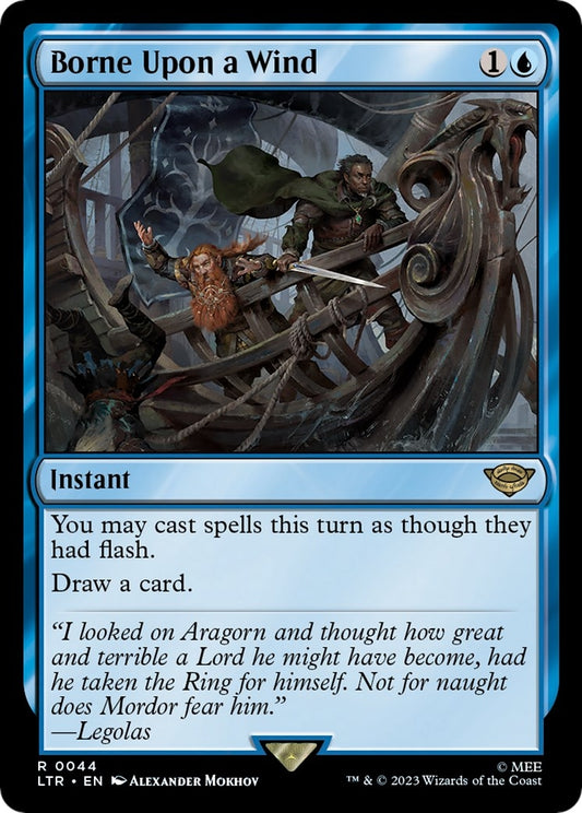 Image for Borne Upon a Wind (44) (Universes Beyond: The Lord of the Rings: Tales of Middle-earth) - Magic: The Gathering