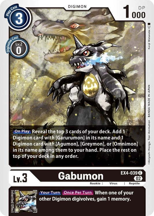 Image for Gabumon (EX4-039 C) (Alternative Being Booster) - Digimon Card Game
