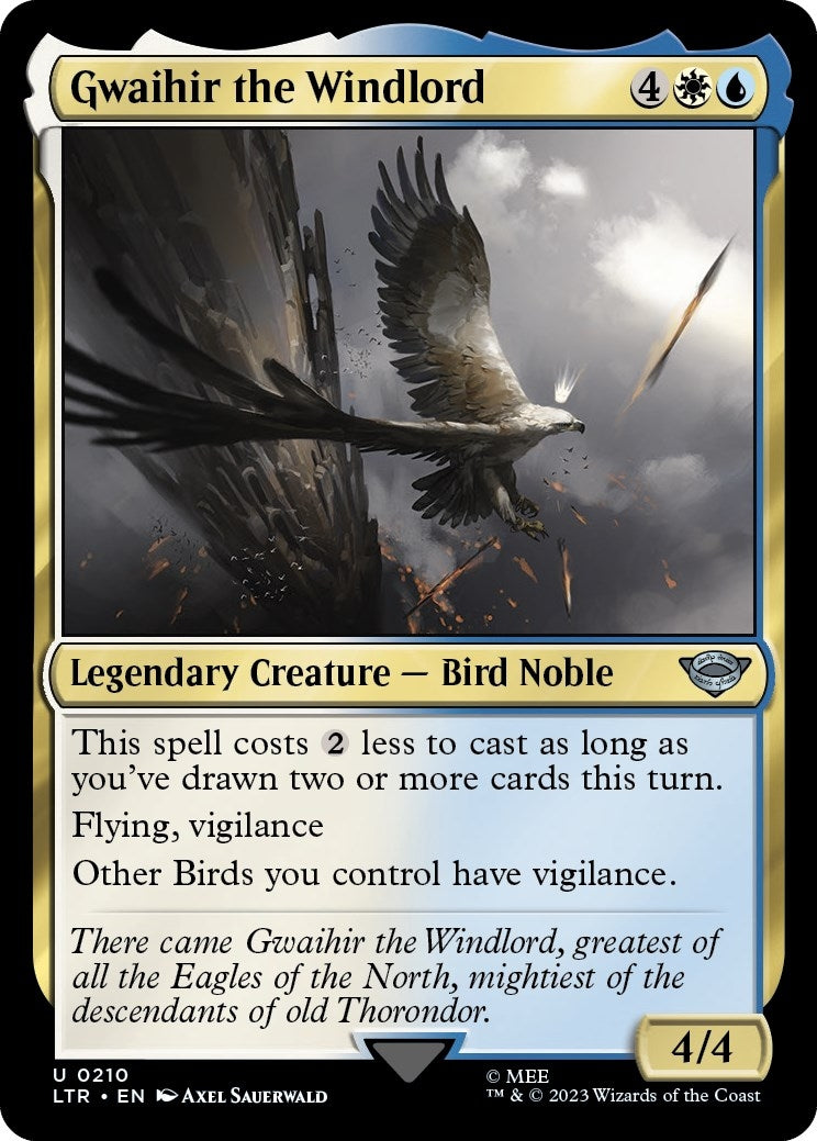 Image for Gwaihir the Windlord (210) (Universes Beyond: The Lord of the Rings: Tales of Middle-earth) - Magic: The Gathering