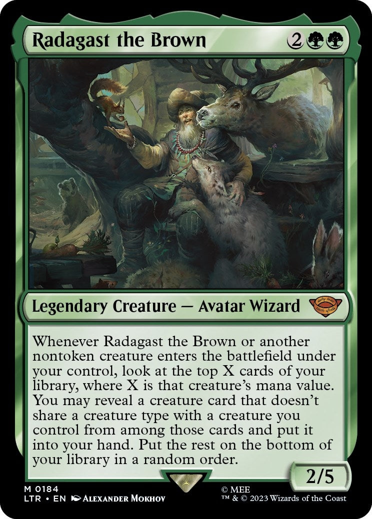 Image for Radagast the Brown (184) (Universes Beyond: The Lord of the Rings: Tales of Middle-earth) - Magic: The Gathering