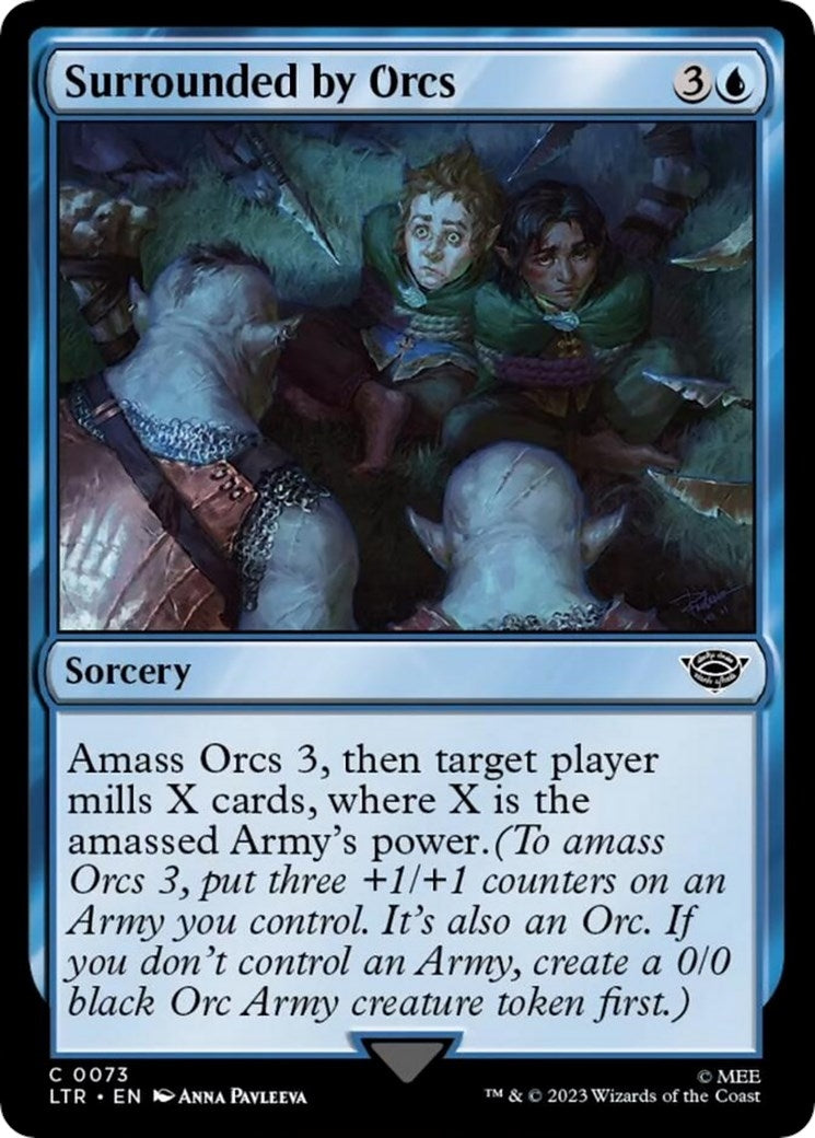 Image for Surrounded by Orcs (73) (Universes Beyond: The Lord of the Rings: Tales of Middle-earth) - Magic: The Gathering