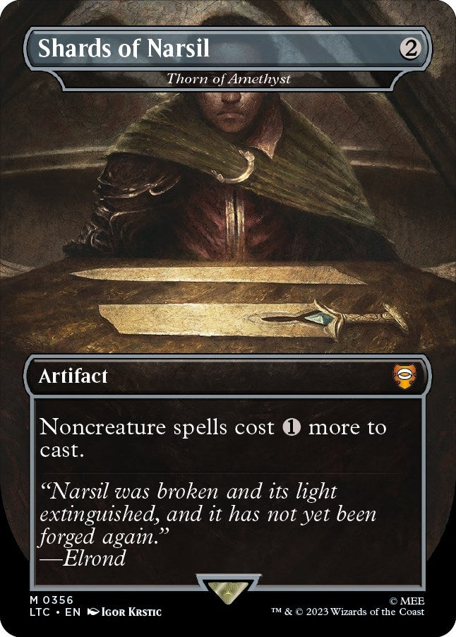 Image for Shards of Narsil - Thorn of Amethyst (356) (Commander: The Lord of the Rings: Tales of Middle-earth) - Magic: The Gathering