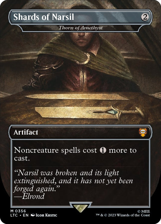Image for Shards of Narsil - Thorn of Amethyst (356) (Commander: The Lord of the Rings: Tales of Middle-earth) - Magic: The Gathering