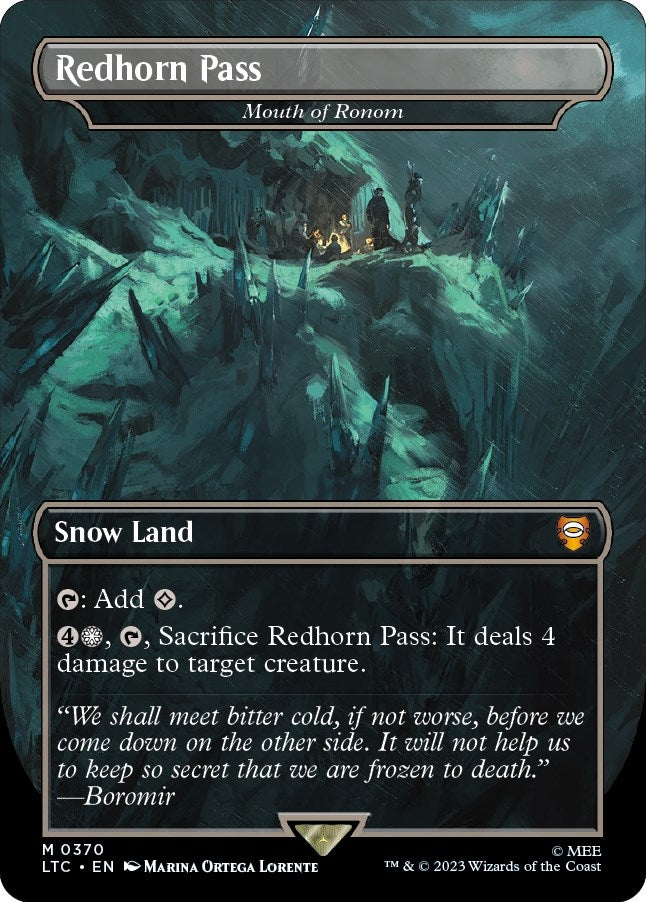 Image for Redhorn Pass - Mouth of Ronom (370) (Commander: The Lord of the Rings: Tales of Middle-earth) - Magic: The Gathering