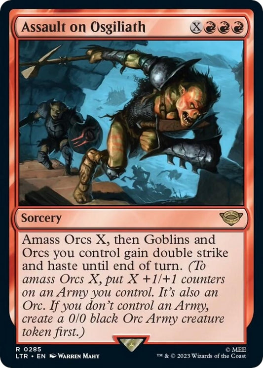 Image for Assault on Osgiliath (285) (Universes Beyond: The Lord of the Rings: Tales of Middle-earth) - Magic: The Gathering