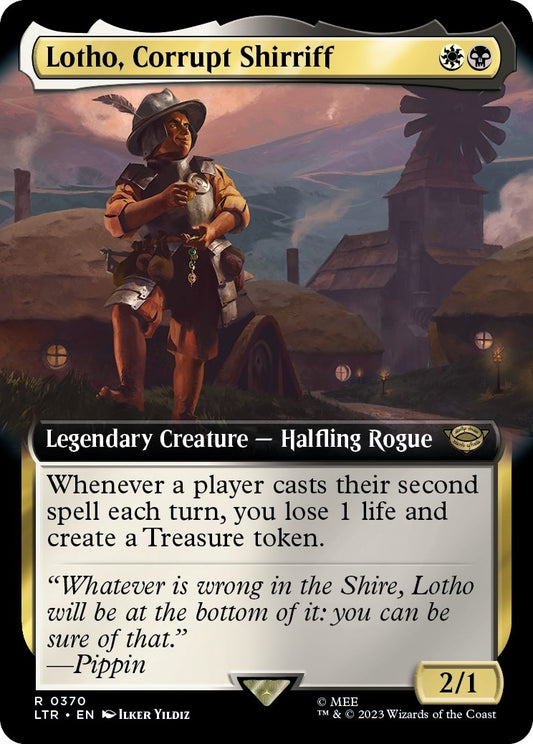 Image for Lotho, Corrupt Shirriff (Extended Art) (370) (Universes Beyond: The Lord of the Rings: Tales of Middle-earth) - Magic: The Gathering