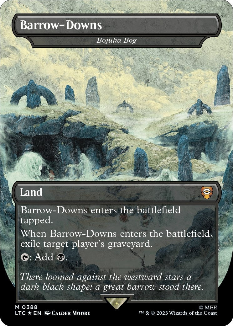 Image for Barrow-Downs - Bojuka Bog (Surge Foil) (388) (Commander: The Lord of the Rings: Tales of Middle-earth) - Magic: The Gathering