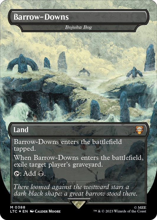 Image for Barrow-Downs - Bojuka Bog (Surge Foil) (388) (Commander: The Lord of the Rings: Tales of Middle-earth) - Magic: The Gathering