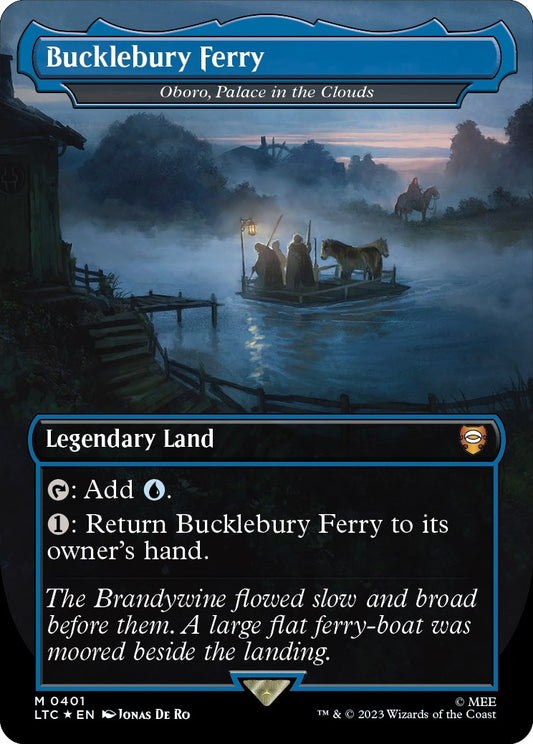 Image for Bucklebury Ferry - Oboro, Palace in the Clouds (Surge Foil) (401) (Commander: The Lord of the Rings: Tales of Middle-earth) - Magic: The Gathering
