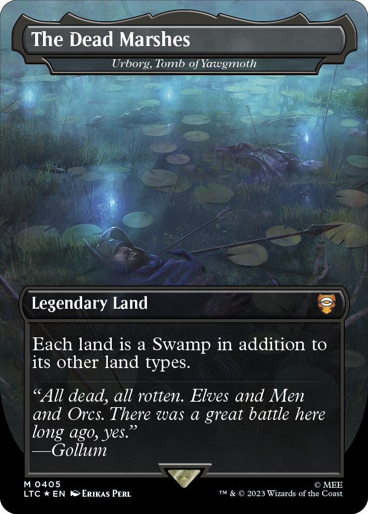 Image for The Dead Marshes - Urborg, Tomb of Yawgmoth (Surge Foil) (405) (Commander: The Lord of the Rings: Tales of Middle-earth) - Magic: The Gathering