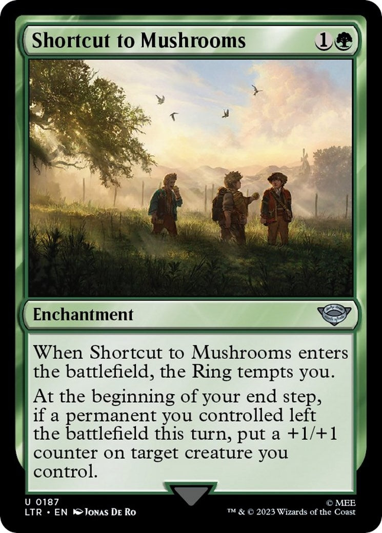 Image for Shortcut to Mushrooms (187) (Universes Beyond: The Lord of the Rings: Tales of Middle-earth) - Magic: The Gathering