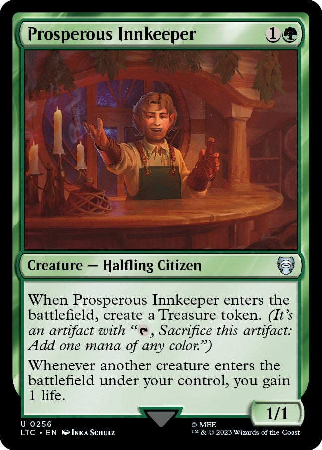 Image for Prosperous Innkeeper (256) (Commander: The Lord of the Rings: Tales of Middle-earth) - Magic: The Gathering