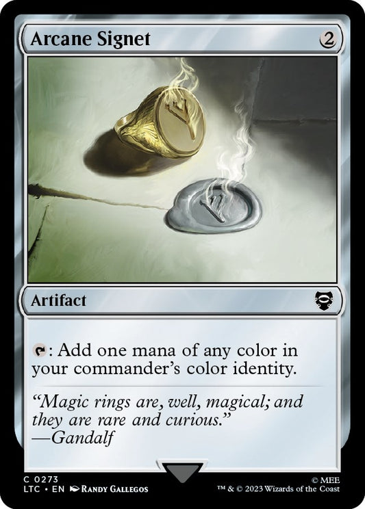 Image for Arcane Signet (273) (Commander: The Lord of the Rings: Tales of Middle-earth) - Magic: The Gathering