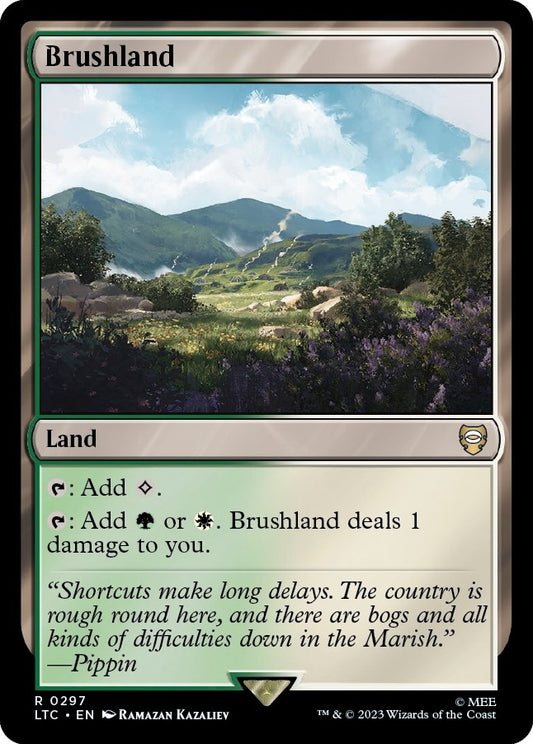 Image for Brushland (297) (Commander: The Lord of the Rings: Tales of Middle-earth) - Magic: The Gathering