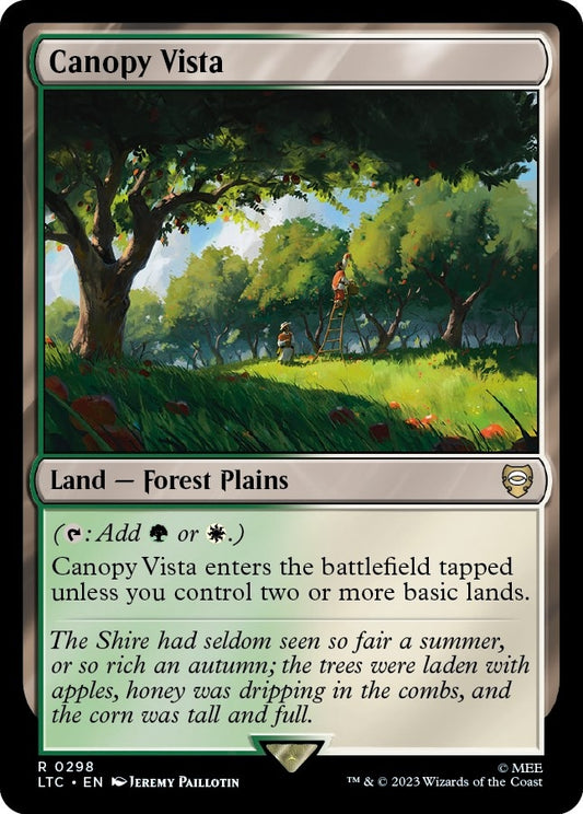 Image for Canopy Vista (298) (Commander: The Lord of the Rings: Tales of Middle-earth) - Magic: The Gathering