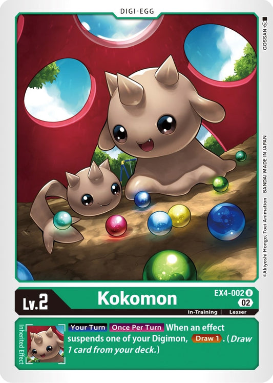 Image for Kokomon (EX4-002 U) (Alternative Being Booster) - Digimon Card Game