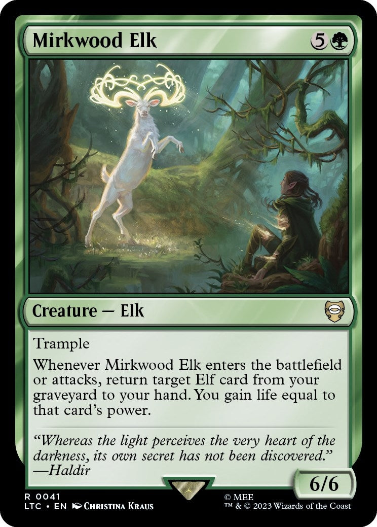 Image for Mirkwood Elk (41) (Commander: The Lord of the Rings: Tales of Middle-earth) - Magic: The Gathering