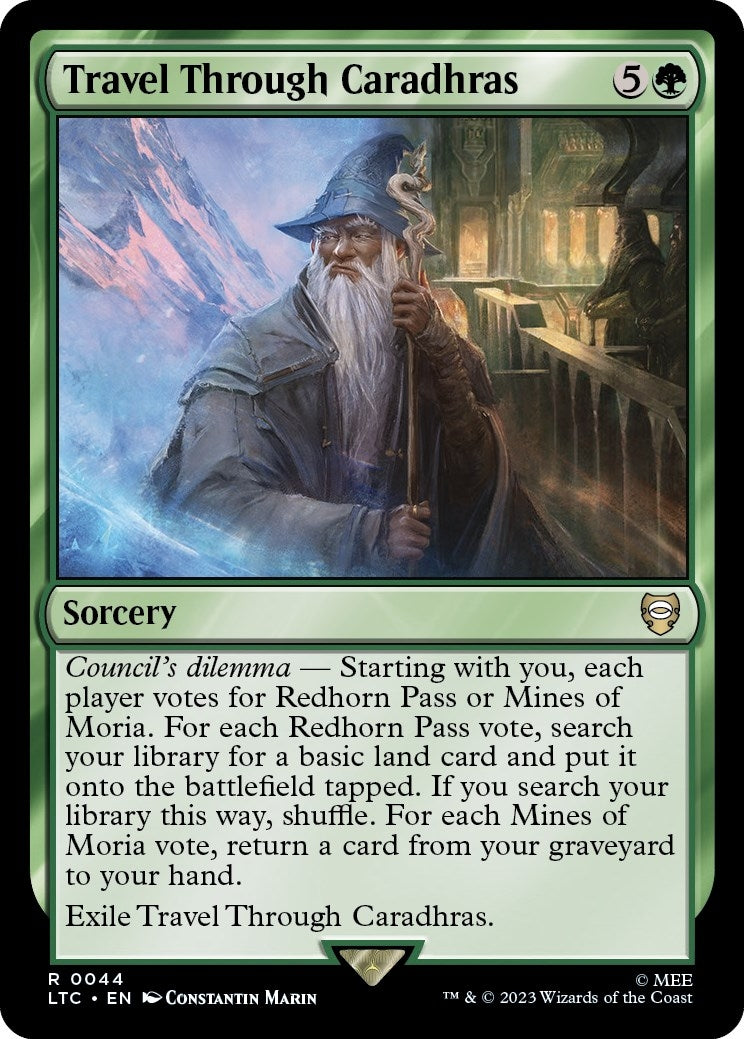 Image for Travel Through Caradhras (44) (Commander: The Lord of the Rings: Tales of Middle-earth) - Magic: The Gathering
