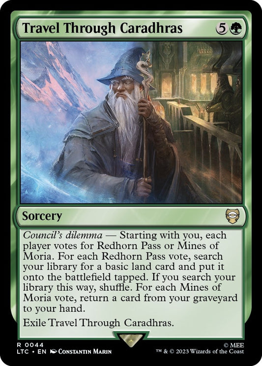 Image for Travel Through Caradhras (44) (Commander: The Lord of the Rings: Tales of Middle-earth) - Magic: The Gathering
