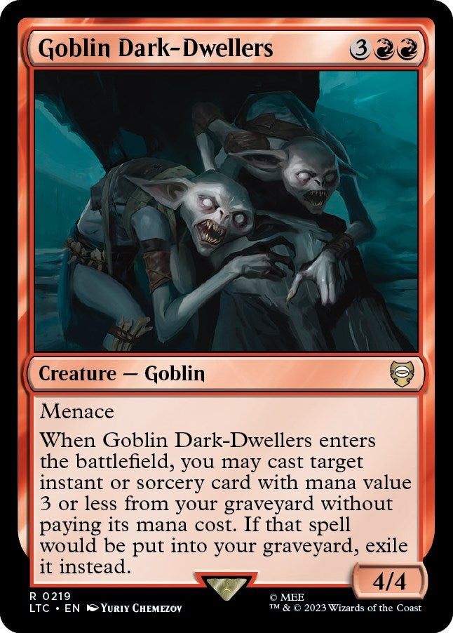 Image for Goblin Dark-Dwellers (219) (Commander: The Lord of the Rings: Tales of Middle-earth) - Magic: The Gathering