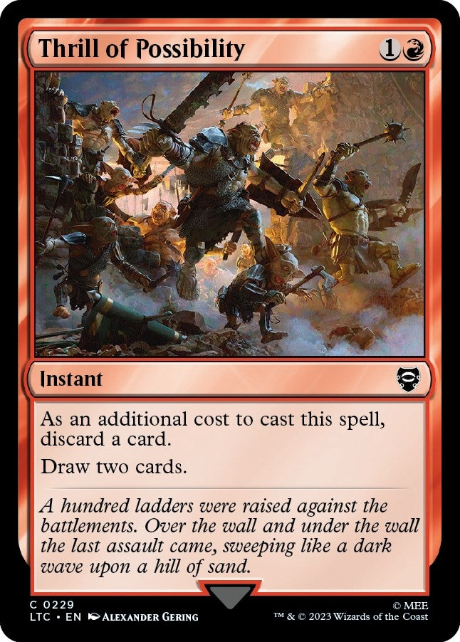 Image for Thrill of Possibility (229) (Commander: The Lord of the Rings: Tales of Middle-earth) - Magic: The Gathering