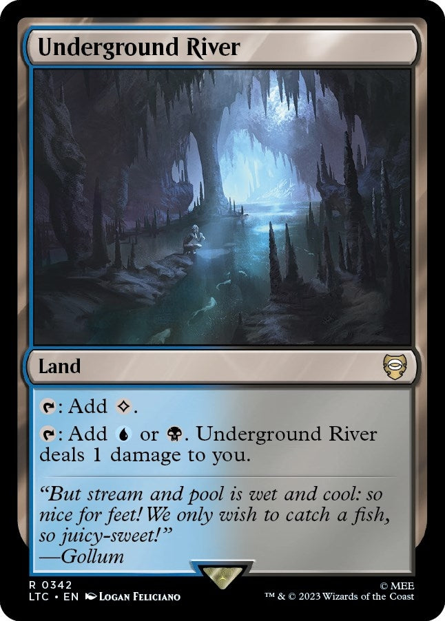 Image for Underground River (342) (Commander: The Lord of the Rings: Tales of Middle-earth) - Magic: The Gathering
