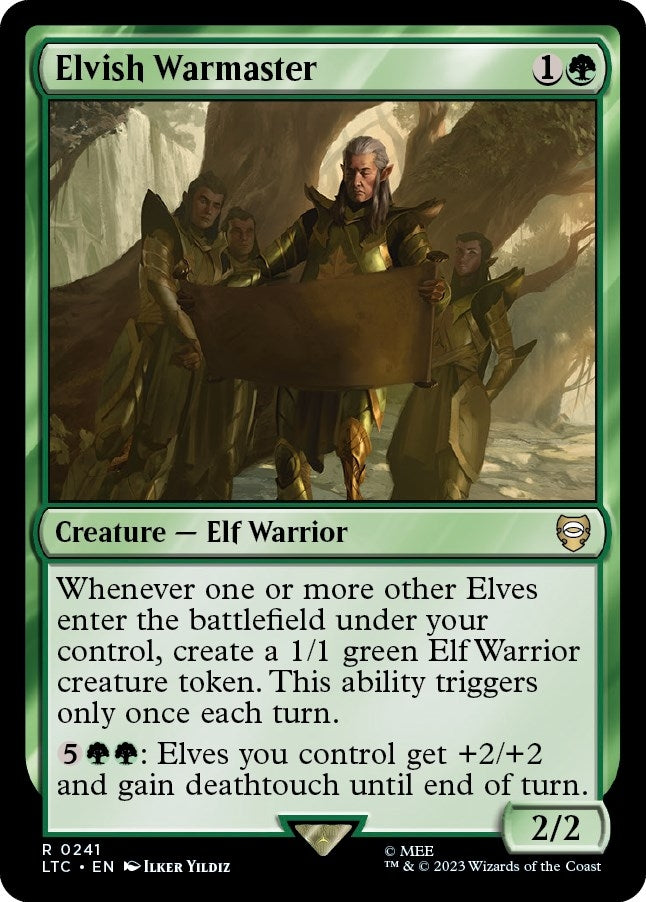 Image for Elvish Warmaster (241) (Commander: The Lord of the Rings: Tales of Middle-earth) - Magic: The Gathering