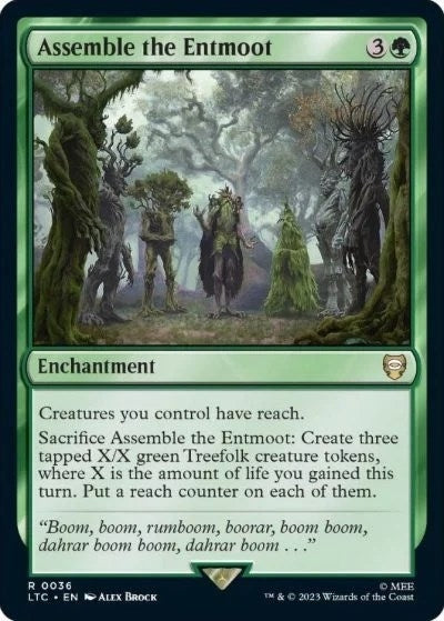 Image for Assemble the Entmoot (36) (Commander: The Lord of the Rings: Tales of Middle-earth) - Magic: The Gathering