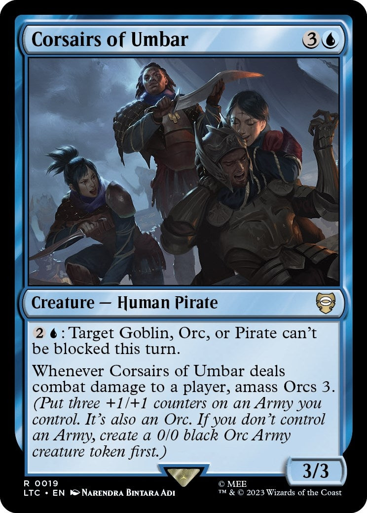Image for Corsairs of Umbar (19) (Commander: The Lord of the Rings: Tales of Middle-earth) - Magic: The Gathering