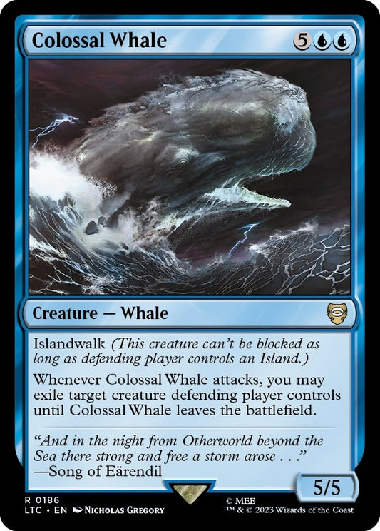 Image for Colossal Whale (186) (Commander: The Lord of the Rings: Tales of Middle-earth) - Magic: The Gathering