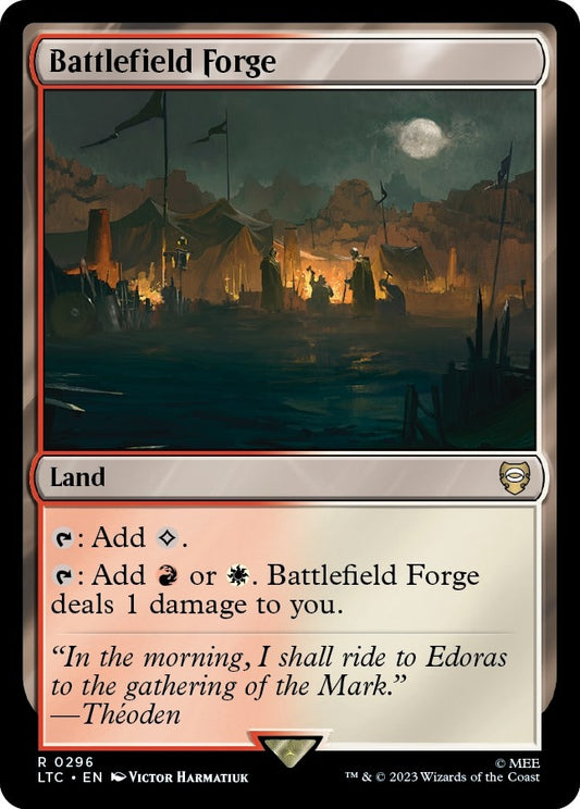 Image for Battlefield Forge (296) (Commander: The Lord of the Rings: Tales of Middle-earth) - Magic: The Gathering