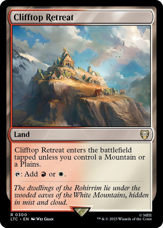 Image for Clifftop Retreat (300) (Commander: The Lord of the Rings: Tales of Middle-earth) - Magic: The Gathering