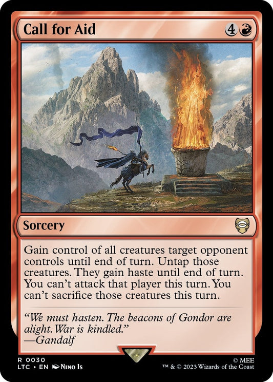 Image for Call for Aid (30) (Commander: The Lord of the Rings: Tales of Middle-earth) - Magic: The Gathering